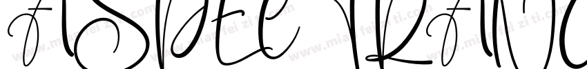 ASPECTRANGEDEMO Regular字体转换